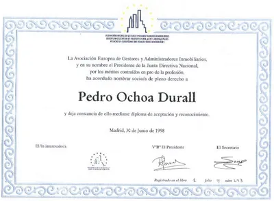 Member of the European Association of Real Estate Managers and Administrators